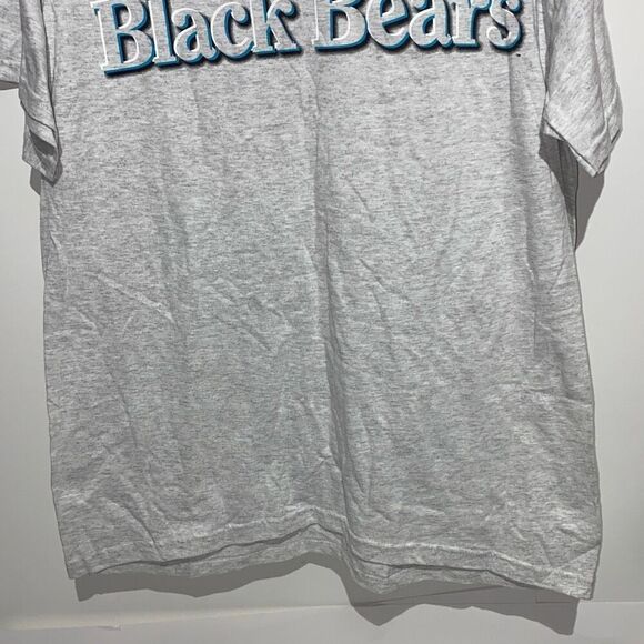 Delta Men's Gray University of Notre Damel Black Bears T-Shirt Size Large NWT - Picture 2 of 8